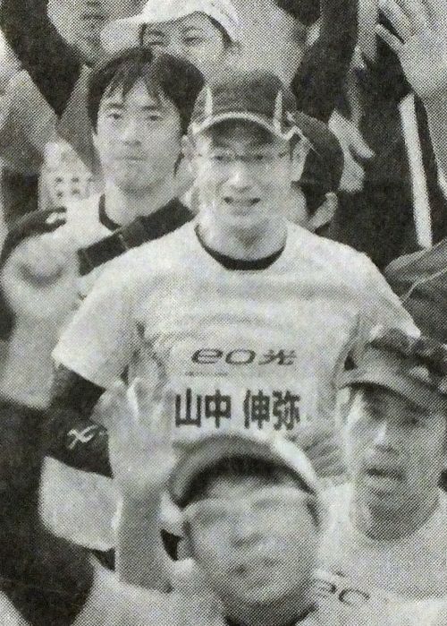 京大の山中教授大阪マラソンを走った